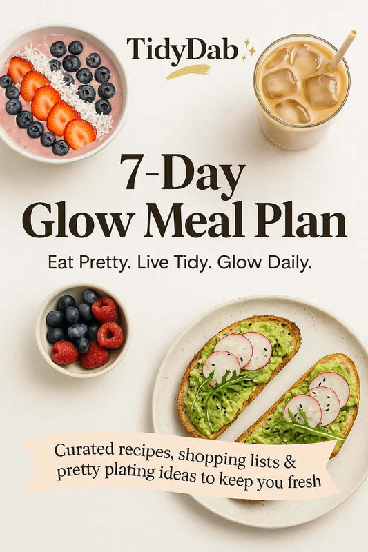 7 Day Glow Meal Plan For Her TidyDab